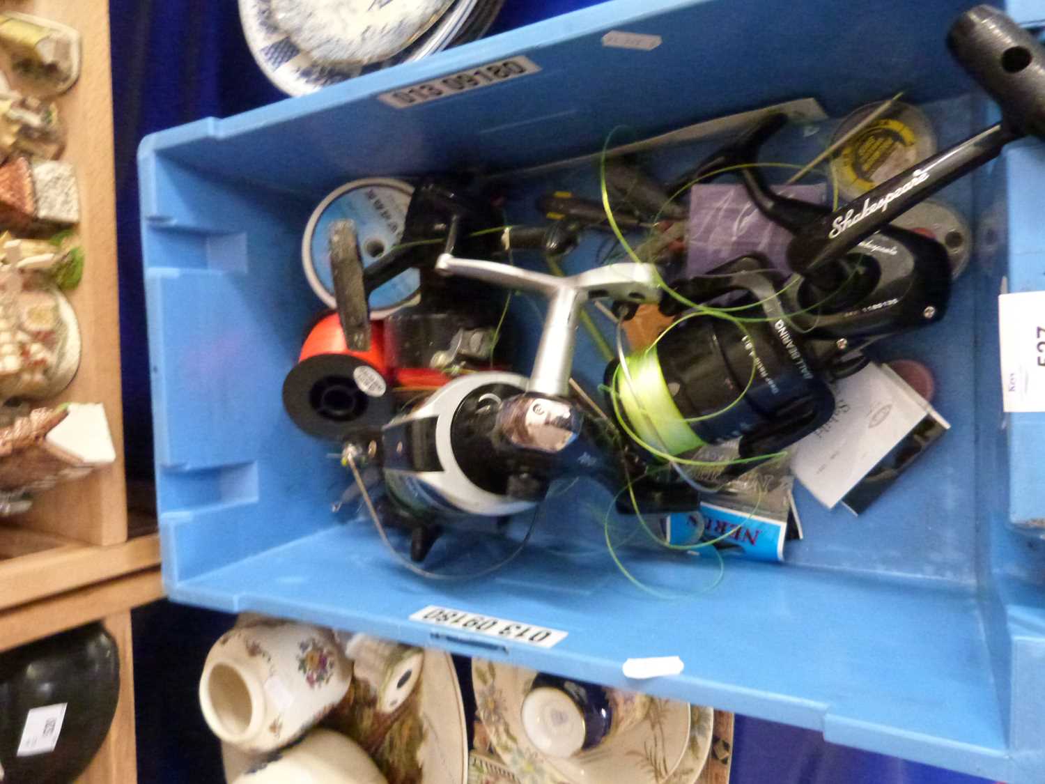 A collection of fixed spool fishing reels to include Shakespeare and others plus further