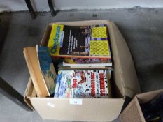 One box of mixed books, magazines etc