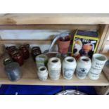 Mixed Lot: Various cream pots, vintage ice cream maker etc