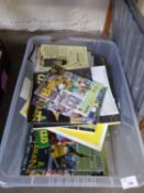 One box of Norwich City programs