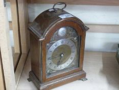20th Century mantel clock, the face signed W R Bullen Ltd, Norwich