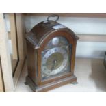 20th Century mantel clock, the face signed W R Bullen Ltd, Norwich