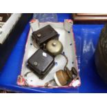 Vintage magnet bakelite cased doorbell and fittings