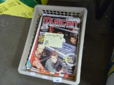 One box of various magazines to include International Musician