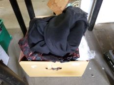 Box of various assorted clothes