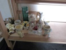 Mixed Lot: Lurpak egg cups, various other ceramics and glass wares
