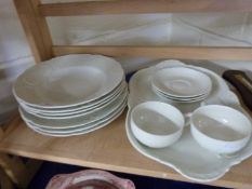 Quantity of Rosenthal cream glazed tea and table wares