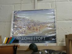 Reproduction Lowestoft Railway advertising poster