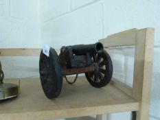 Modern model of a cannon