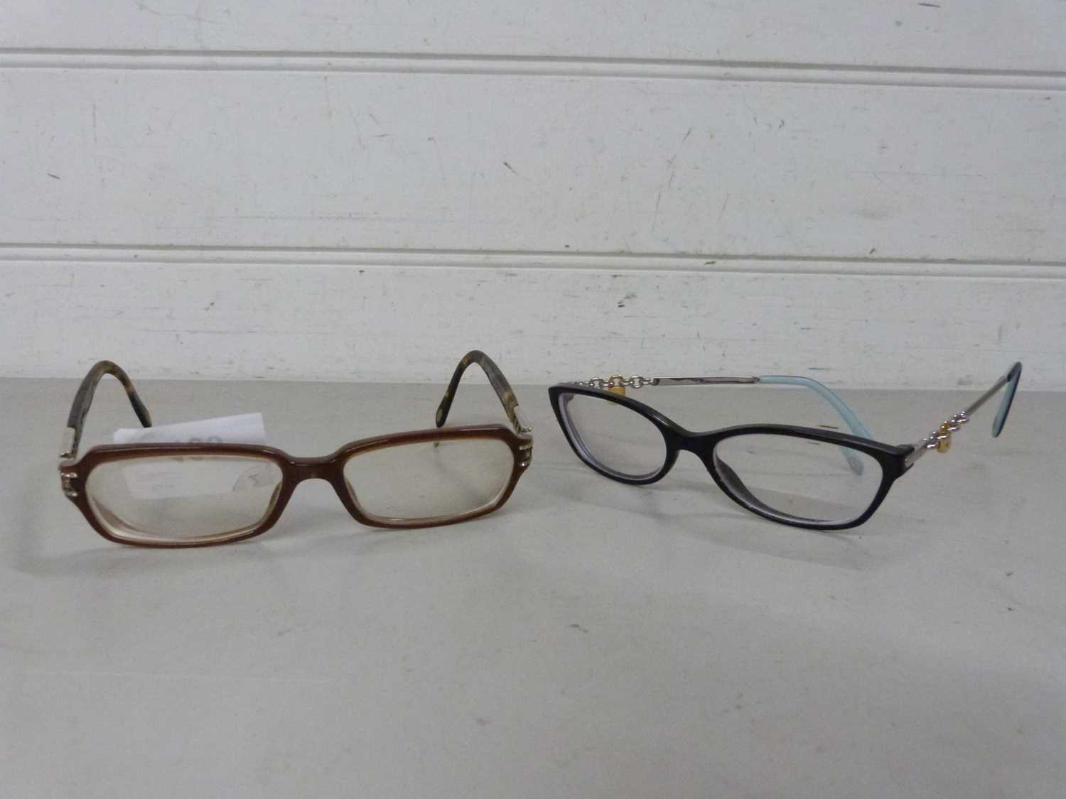 Two pairs of ladies glasses marked Tiffany