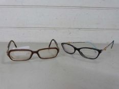 Two pairs of ladies glasses marked Tiffany