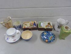 Mixed Lot: A Shelley cup and saucer decorated with bluebirds, various other ceramics, assorted