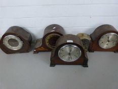 Group of four early 20th Century mantel clocks for repair