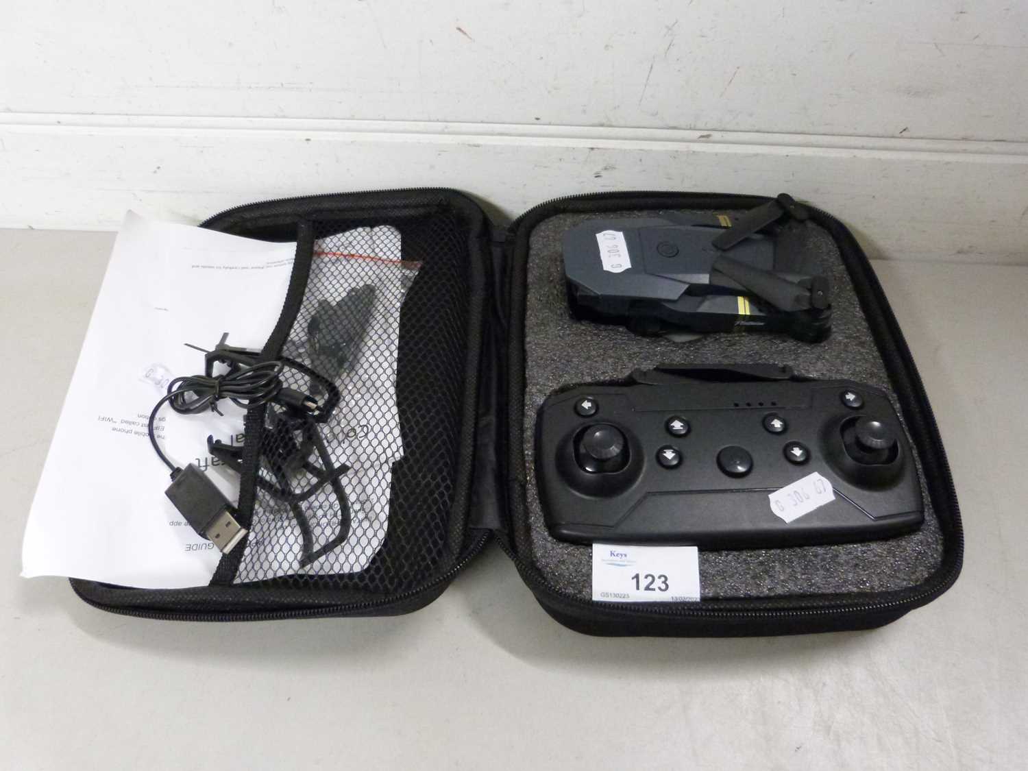Portable drone with carry case