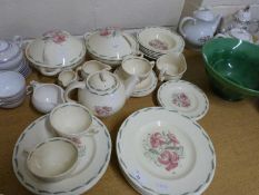 Quantity of Suzie Cooper floral decorated tea and table wares