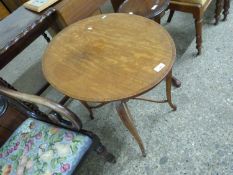 Edwardian oval two tier occasional table