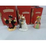 Three modern Royal Doulton Bunnikins figures