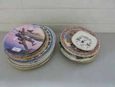 Collection of various decorative plates to include Royal Worcester