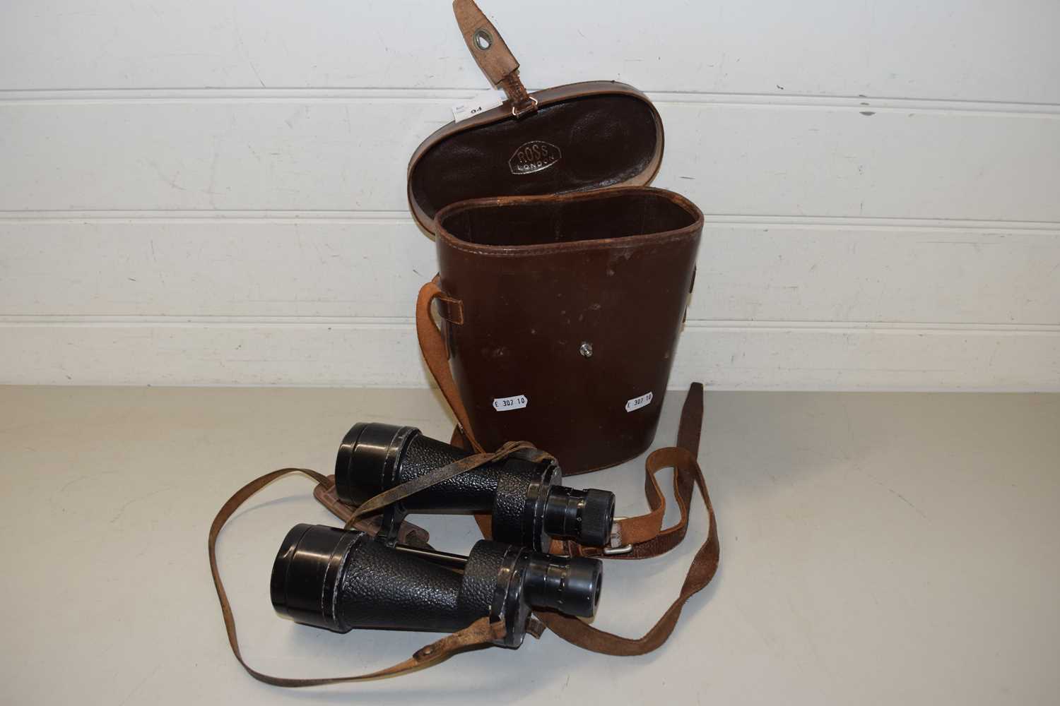 Ross, London 7X50 binoculars with leather case