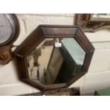 Early20th Century wall mirror in octagonal frame