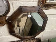 Early20th Century wall mirror in octagonal frame