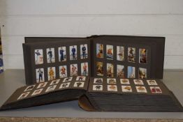 Two large albums of cigarette cards