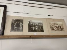 Three unframed photographs circa 1920's/30's