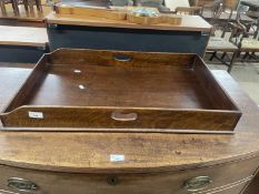 Oak butlers tray, 74cm wide
