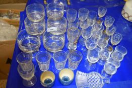 Mixed Lot: Various modern spirit and drinking glasses