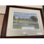 The Glorious Eighteenth, The Brabazon Course, The Belfrey by Craig Campbell, print, framed and