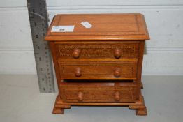 Modern apprentice style three drawer chest