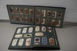 Two albums of various cigarette cards