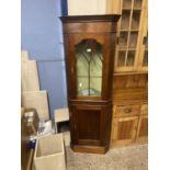 Early 20th Century mahogany corner display cabinet, 62cm wide