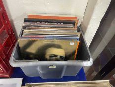 One box of assorted records