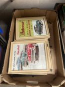 One box of various automobilia prints