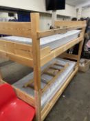 Pine framed bunk bed