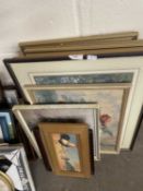 Mixed Lot: Various framed prints