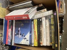 Box of various books, military and aircraft interest