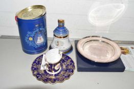 Royal commemorative wares including two Royal Crown Derby Queen Mothers birthday plate, 90th and