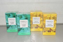 Two sealed packets Yardley Flora Jade Eau de Toilette and two sealed packed of Daisy Sapphire Eau de