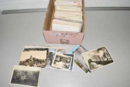 Box of various assorted mainly topographical postcards to include early 20th Century issues