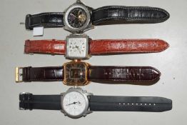 Mixed Lot: Four gents wristwatches