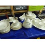 Quantity of Wedgwood Gold Chelsea dinner wares