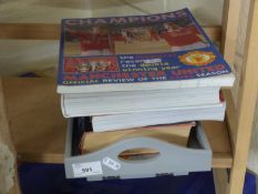 Mixed Lot: Manchester United books etc