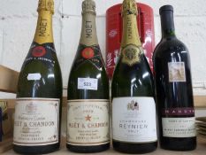 Champagne - Moet & Chandon - 1 bottle 1973 together with a further undated bottle, a further