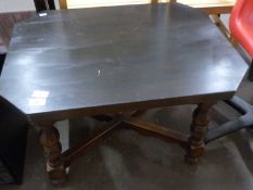 Octagonal topped coffee table