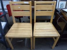 Pair of kitchen chairs