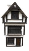 A fine Robert and Renee Stubbs electrified, handcrafted 3-storey Tudor house. Unfurnished, with card