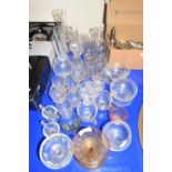Mixed Lot: Various assorted drinking glasses and other items