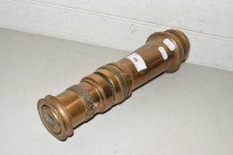 Vintage brass hose attachment, possible from the Fire Service